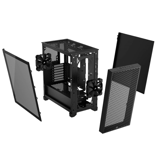 Corsair 3000D AIRFLOW Mid Tower Gaming Case - Black 